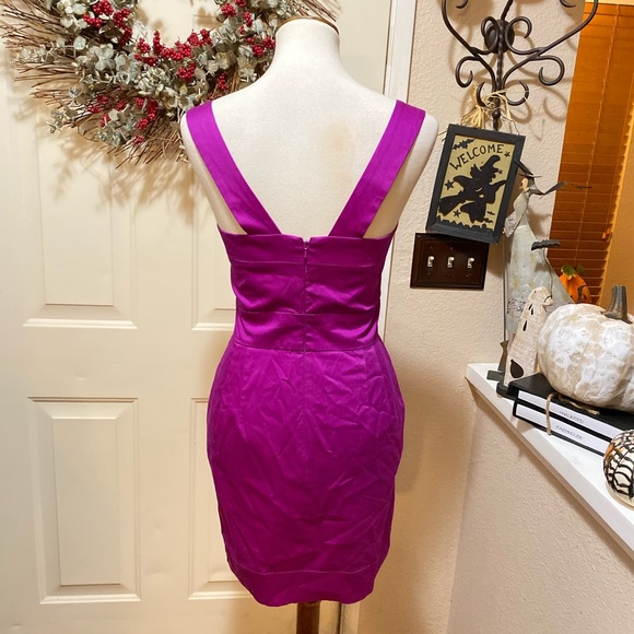 Beautiful Purple French Connection Midi Dress - Picture 5 of 8